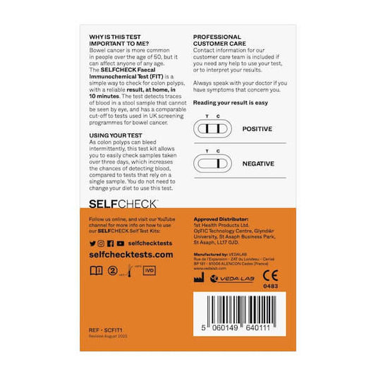 SELFCHECK Faecal Immunochemical Test (FIT)