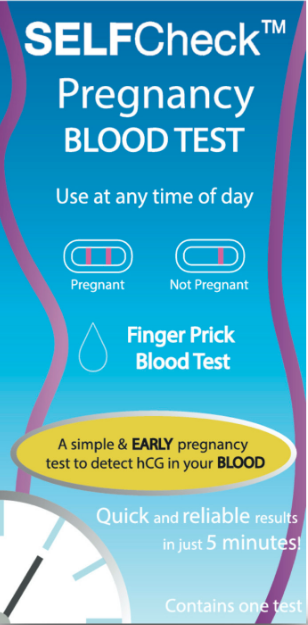 Self Check Tests Pregnancy Blood Test
